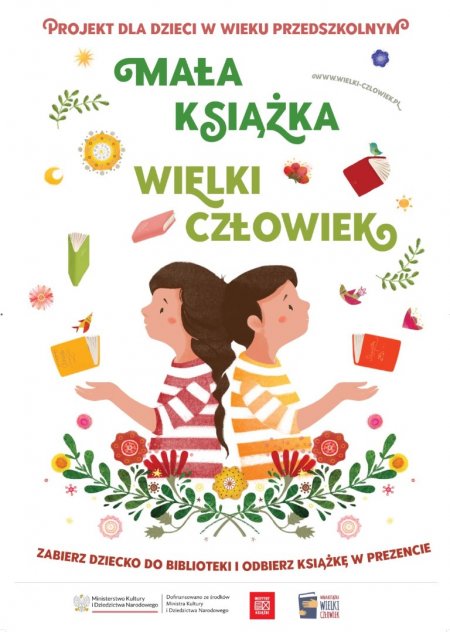 plakat 2023 Mała książka wielki człowiek