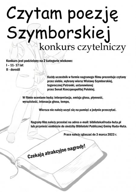 konkurs czytelniczy plakat