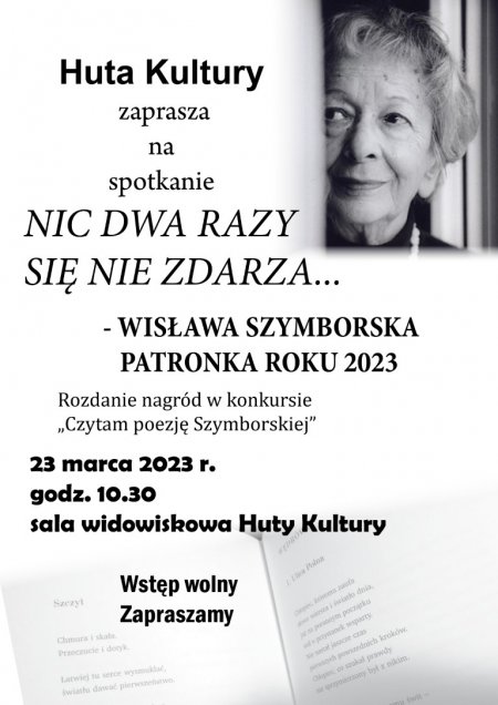 szymborska plakat