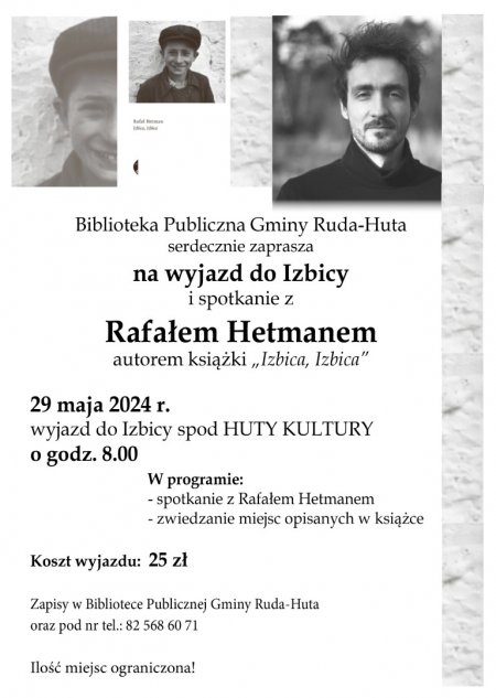Spotkanie z Rafałem Hetmanem w Izbicy